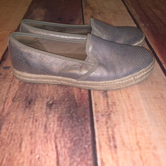 CLARK’S Rose Gold soft cushion Slip on Shoes (Wx) - Picture 4 of 7